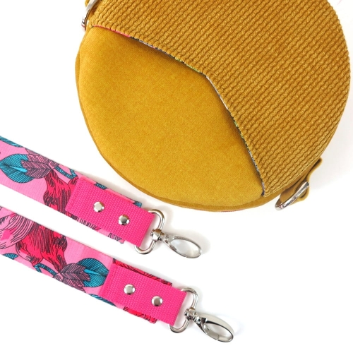 Wykrój - okrągła torebka