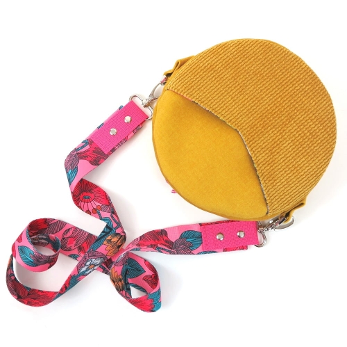 Wykrój - okrągła torebka