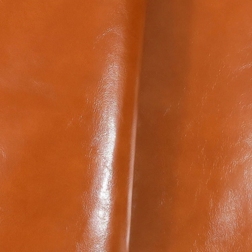 Ekoskóra kaletnicza z połyskiem - kolor miedziany