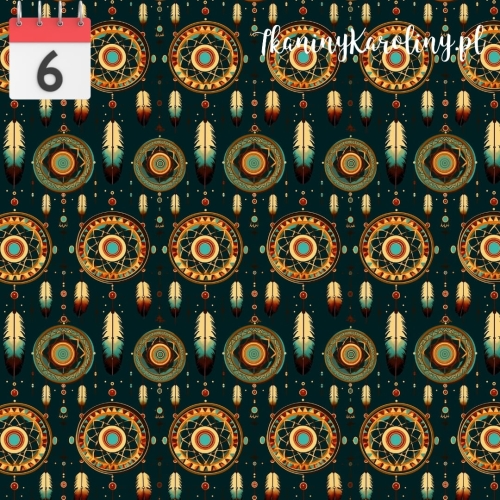 TKANINA WODOODPORNA OXFORD Łapacz snów kolorowy [6]