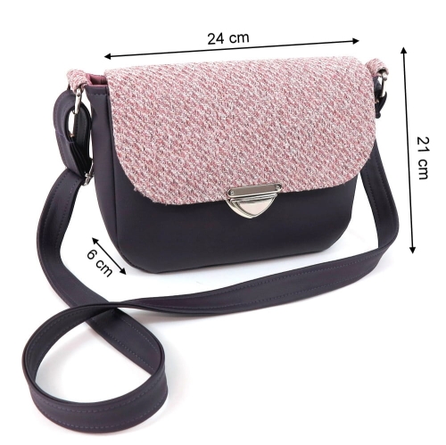 Wykrój - torebka z klapką