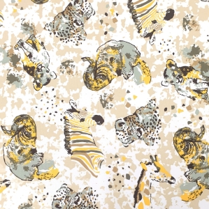 TKANINA WODOODPORNA OXFORD Safari żółte