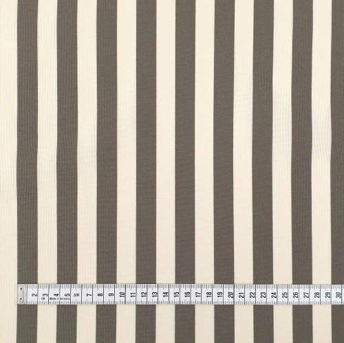 TKANINA WODOODPORNA Paseczki brązowo - beżowe (1,8 cm)