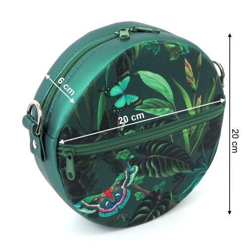 Wykrój - okrągła torebka