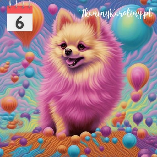 Panel wodoodporny 50x50cm Pies pomeranian.jpg