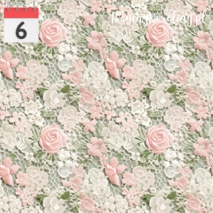 TKANINA WODOODPORNA OXFORD Koronka i róże  [6]