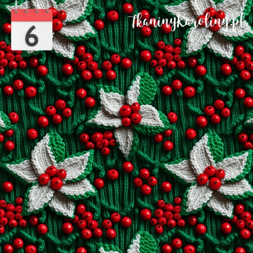 Tkanina Wodoodporna sweter gwiazda betlejemska o.jpg