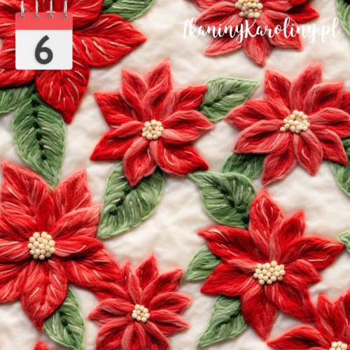 Welur tapicerski sweter gwiazda betlejemska czerwona o.jpg