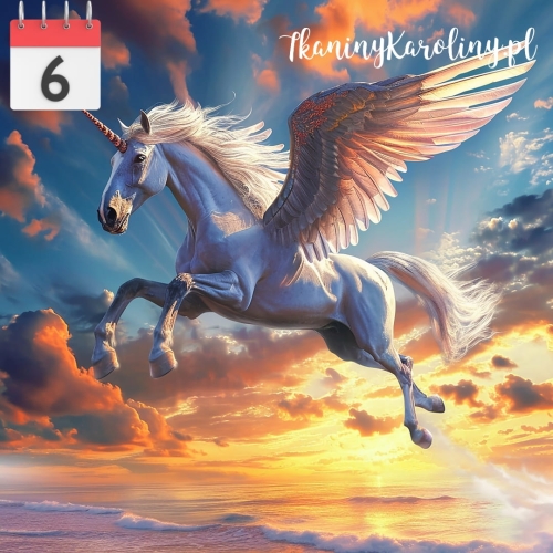 Panel welurowy Jednorożec chmury [6]