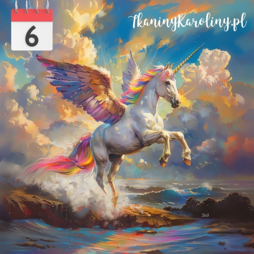 Panel welurowy Jednorożec ocean 2 [6]