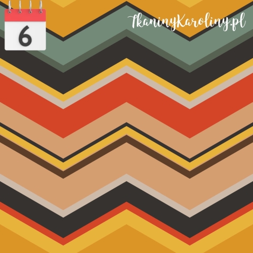 TKANINA WODOODPORNA OXFORD Wzór retro 26 [6]