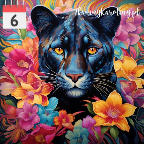 Panel welurowy Czarna pantera [6]