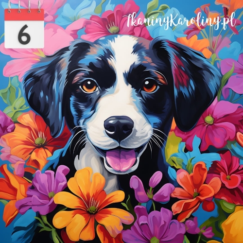 Panel welurowy Pies 2 [6]