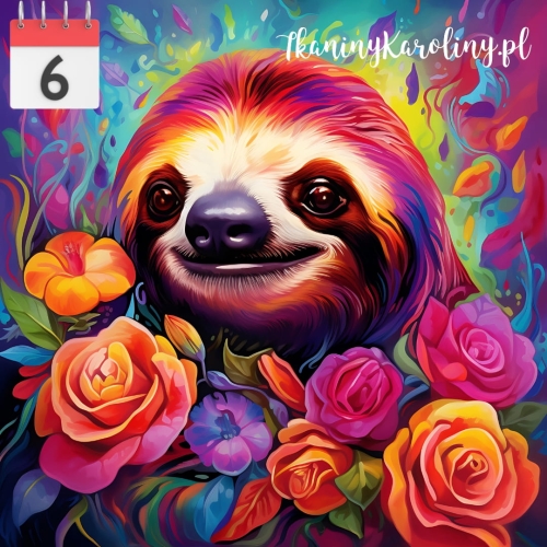 Panel welurowy Leniwiec [6]