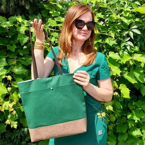 Wykrój - torebka miejska (dwa rozmiary)