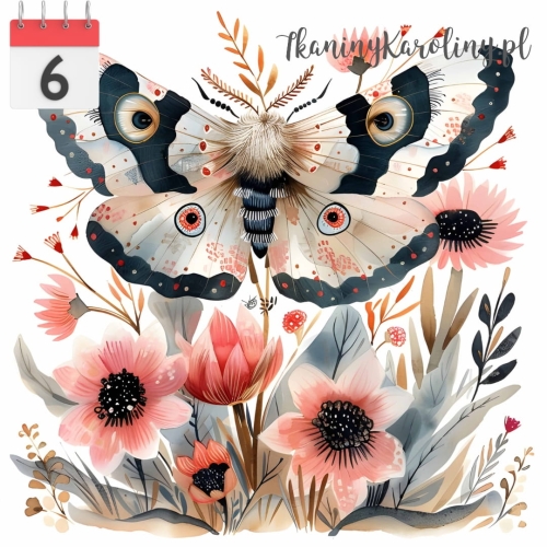 Panel welurowy Motyl nocny 16 [6]