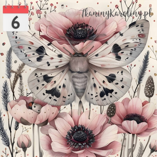 Panel welurowy Motyl nocny 11 [6]