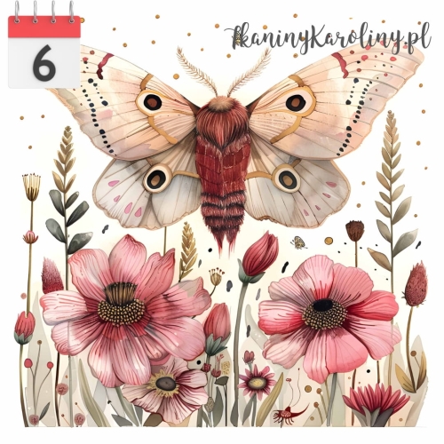 Panel welurowy Motyl nocny 10 [6]