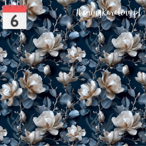 SOFTSHELL WODOODPORNY Kwiat magnolii 3D [6]