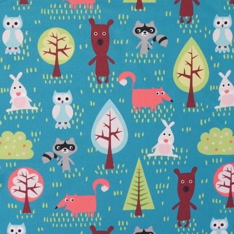 TKANINA WODOODPORNA Misie w lesie [6-8]