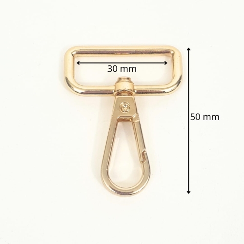 Karabińczyk kwadratowy mały złoty 30mm_1.jpg