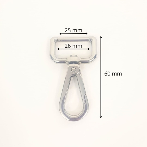 Karabińczyk kwadratowy srebrny 25mm_1.jpg