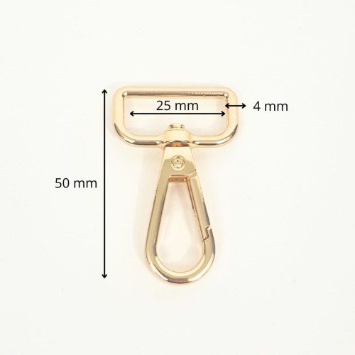 Karabińczyk kwadratowy mały złoty 25mm_1.jpg