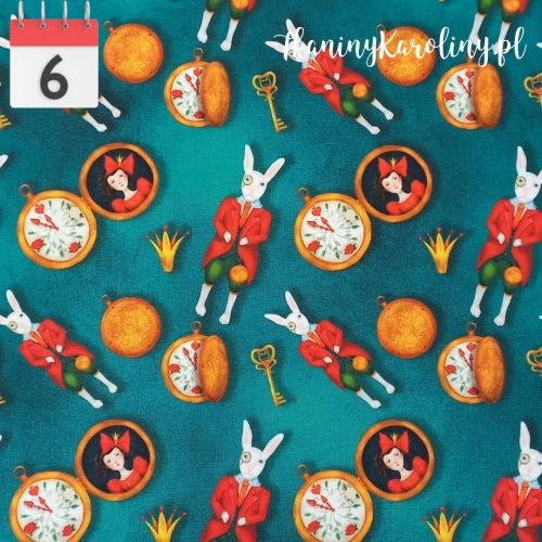 TKANINA WODOODPORNA Alicja - zajączki [6]
