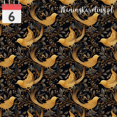 OD RĘKI TKANINA WODOODPORNA OXFORD Rajskie ptaki