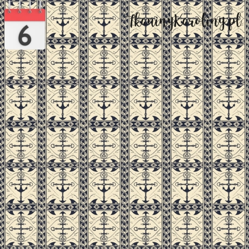 WELUR TAPICERSKI Wzór żeglarski 2 [6]