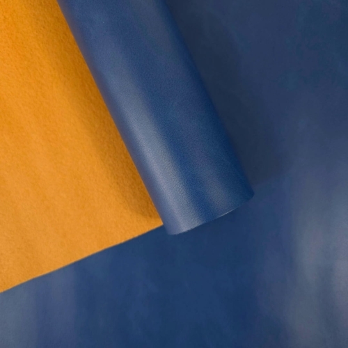 Ekoskóra kaletnicza półmat granatowa 3