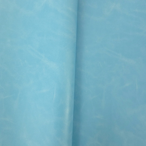 Ekoskóra kaletnicza półmat błękitna 1