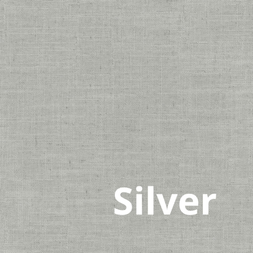 Grace Tkanina tapicerska pleciona - na zasłony Silver