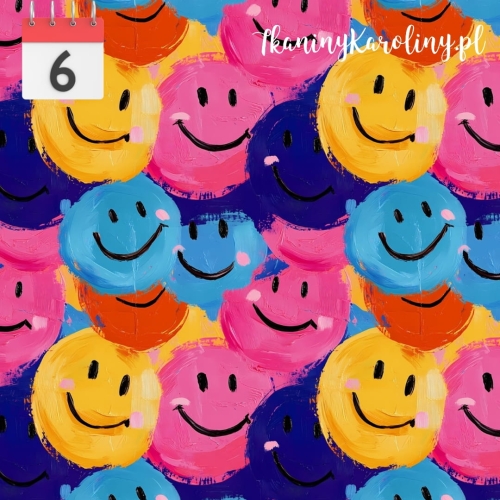 TKANINA WODOODPORNA OXFORD Kolorowe buźki 3 [6]