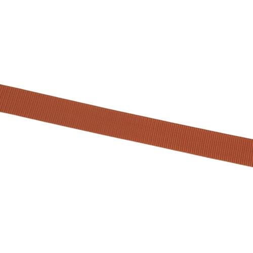 Taśma nośna 30 mm 100%PP brązowa jasna rdzawa