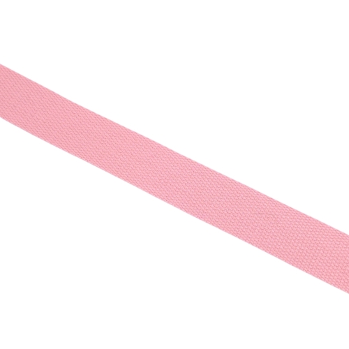 Taśma nośna 30 mm poliestrowo - bawełniana różowa jasna