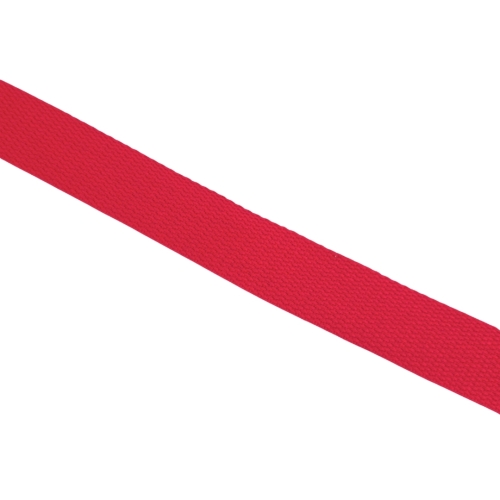 Taśma nośna 30 mm poliestrowo - bawełniana czerwona