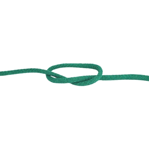 Sznurek pleciony 8 mm bawełniany zielony