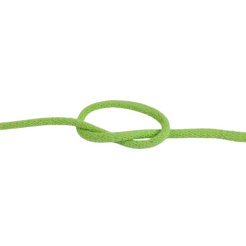 Sznurek pleciony 8 mm bawełniany seledynowy neon