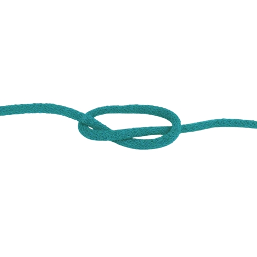 Sznurek pleciony 8 mm bawełniany morski