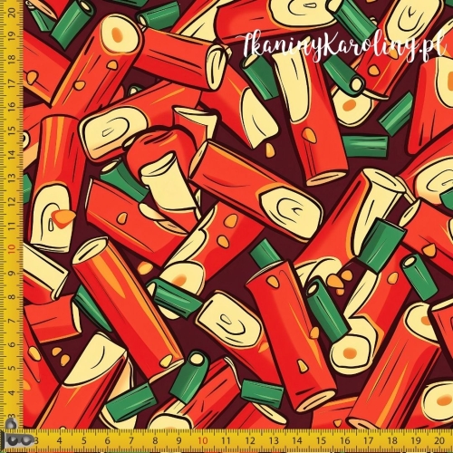 TKANINA WODOODPORNA OXFORD Orientalna przekąska