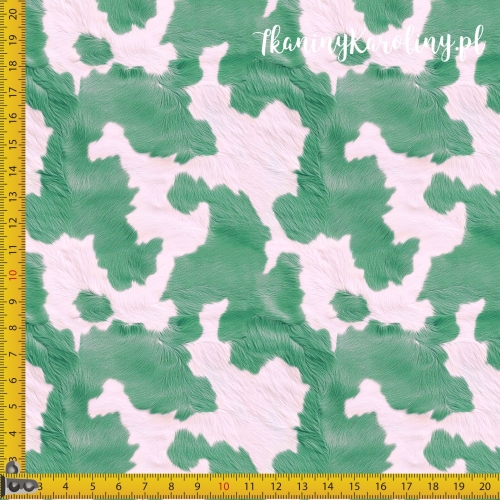 SOFTSHELL WODOODPORNY Krowie łaty - mięta [6-8]