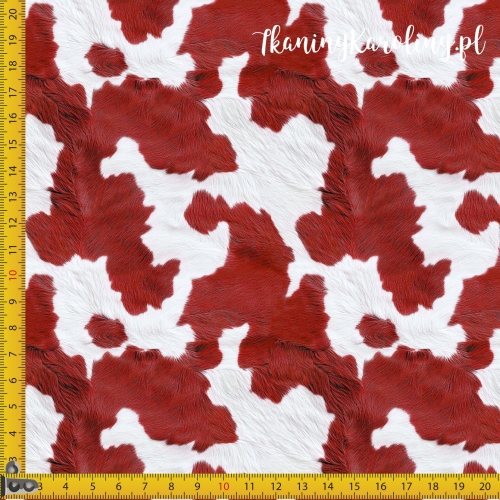 SOFTSHELL WODOODPORNY Krowie Łaty - bordo [6-8]