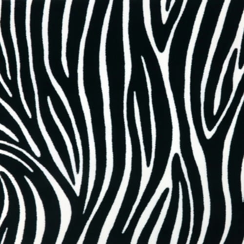 Welur tapicerski drukowany - Zebra 