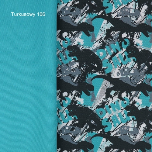 TKANINA WODOODPORNA Dinozaury