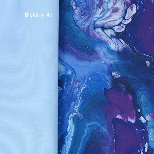 TKANINA WODOODPORNA Abstrakcja pouring - fioletowa