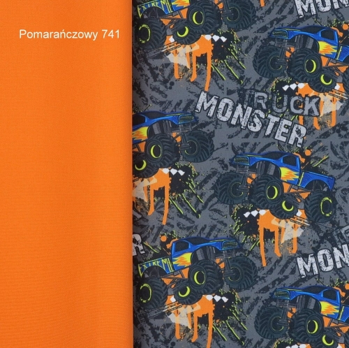 TKANINA WODOODPORNA Monstertruck
