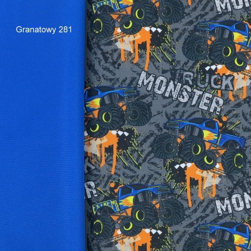 TKANINA WODOODPORNA Monstertruck