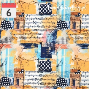 OD RĘKI - TKANINA WODOODPORNA Nuty