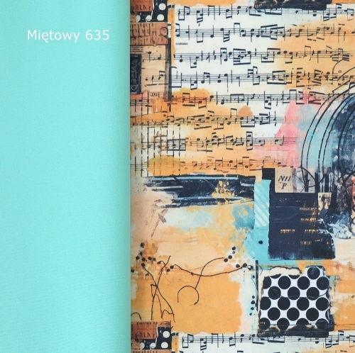 TKANINA WODOODPORNA Nuty